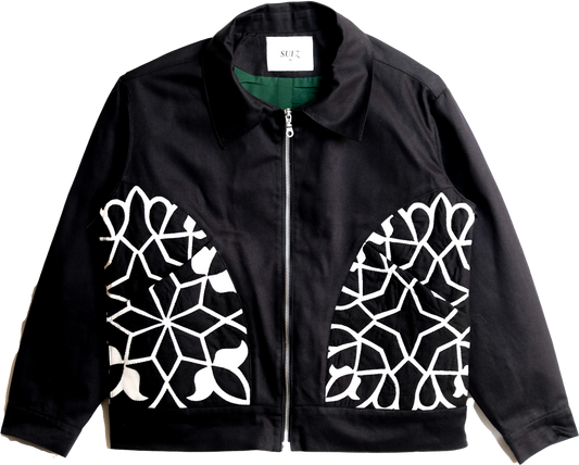 KHAYAMIYA CRESCENT JACKET BLACK DIAMOND