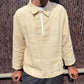 QUARTER SHIRT LINEN