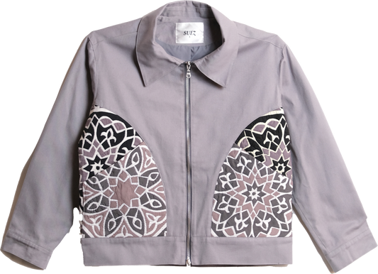 KHAYAMIYA CRESCENT JACKET GREY