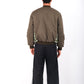 KHAYAMIYA APPLIQUE BOMBER JACKET KHAKI