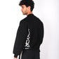 KHAYAMIYA APPLIQUE BOMBER JACKET BLACK