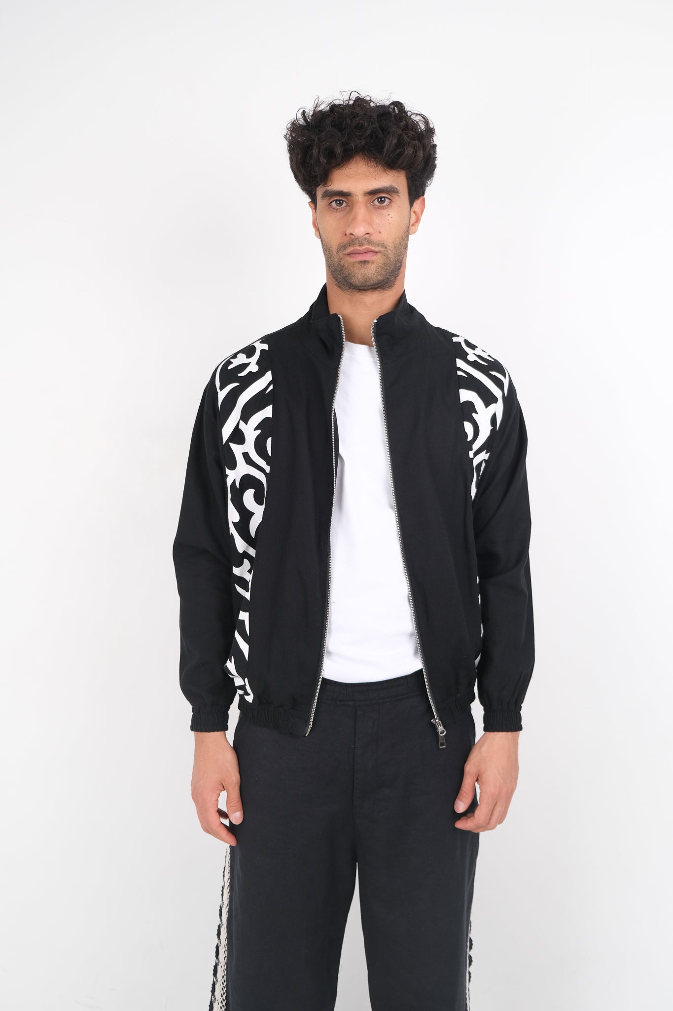 KHAYAMIYA TRACK JACKET BLACK