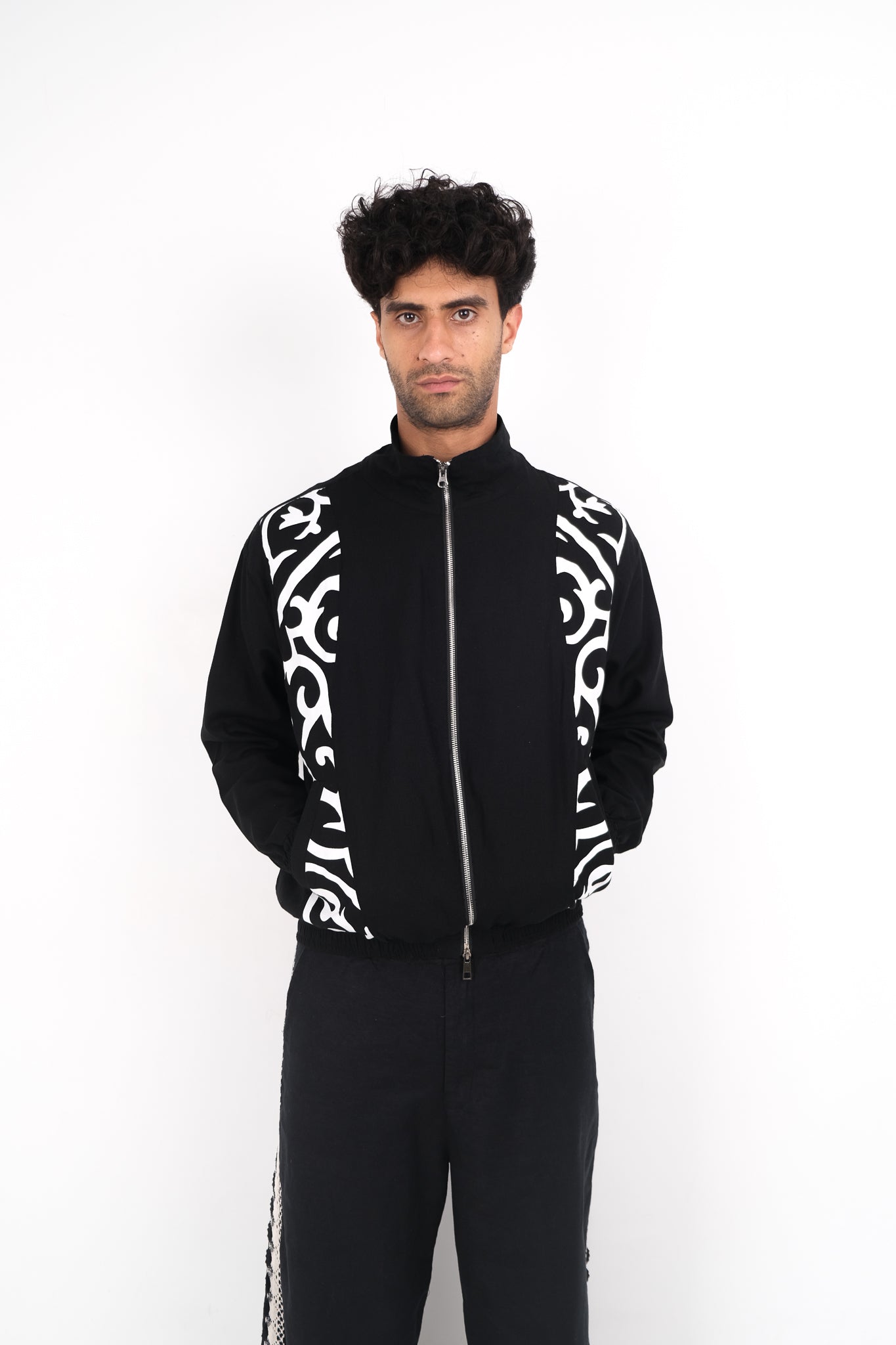KHAYAMIYA TRACK JACKET BLACK