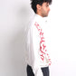 KHAYAMIYA TRACK JACKET WHITE/BURGUNDY