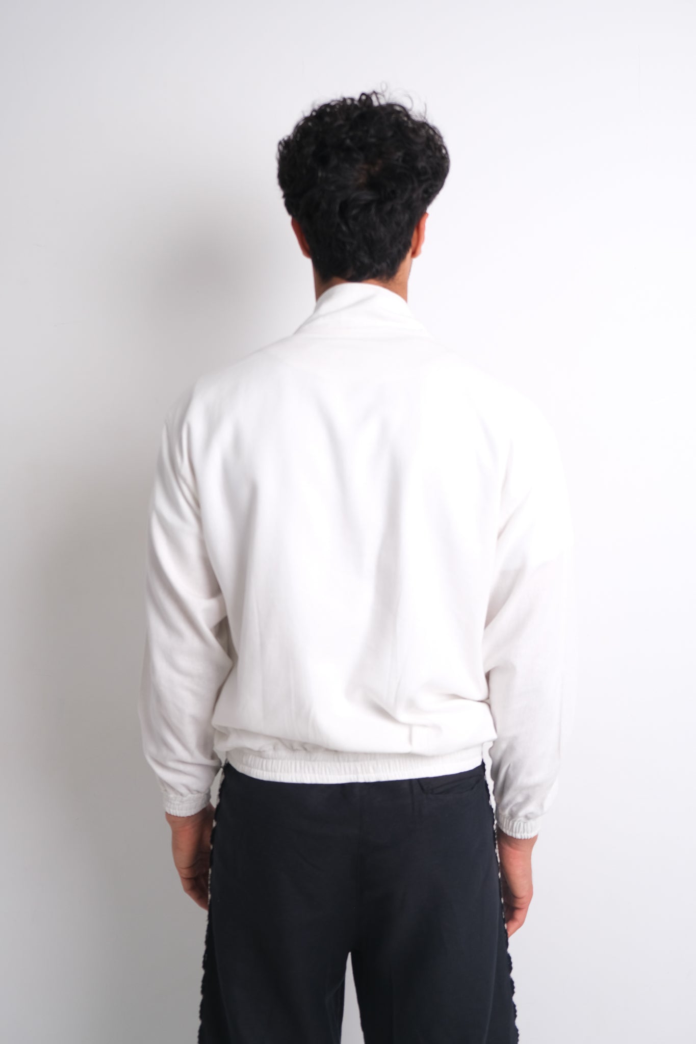 KHAYAMIYA TRACK JACKET WHITE/BURGUNDY