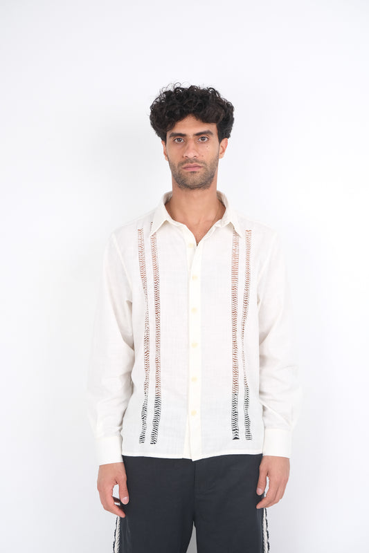AJOUR SHIRT IVORY