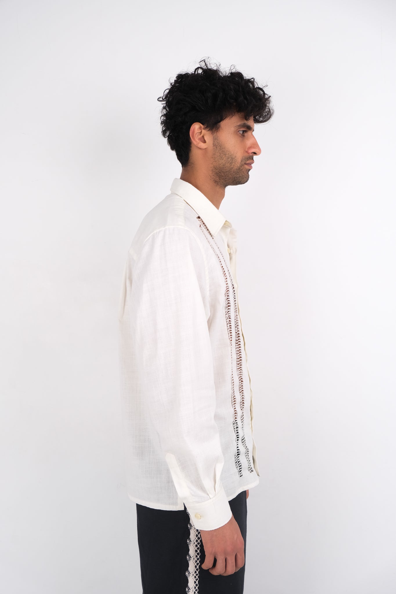 AJOUR SHIRT IVORY