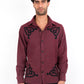 KHAYAMIYA APPLIQUE FLANNEL SHIRT