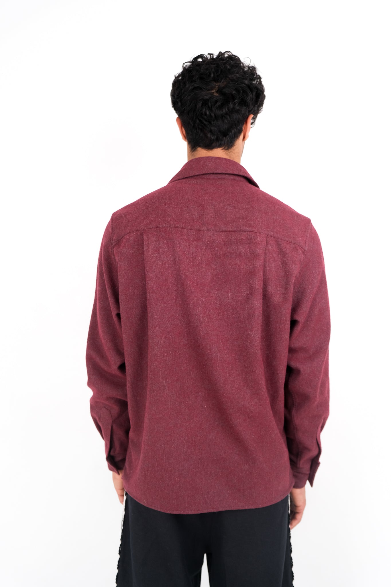 KHAYAMIYA APPLIQUE FLANNEL SHIRT