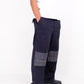 RUNNING STITCH WIDE LEG TROUSERS