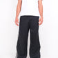 CROCHET TRIM WIDE LEG TROUSERS