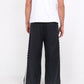CROCHET TRIM WIDE LEG TROUSERS