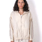 CROCHET TRIM TRACK JACKET BEIGE