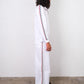CROCHET TRIM TRACK JACKET WHITE
