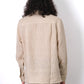 STRIPED WEAVE LINEN SHIRT