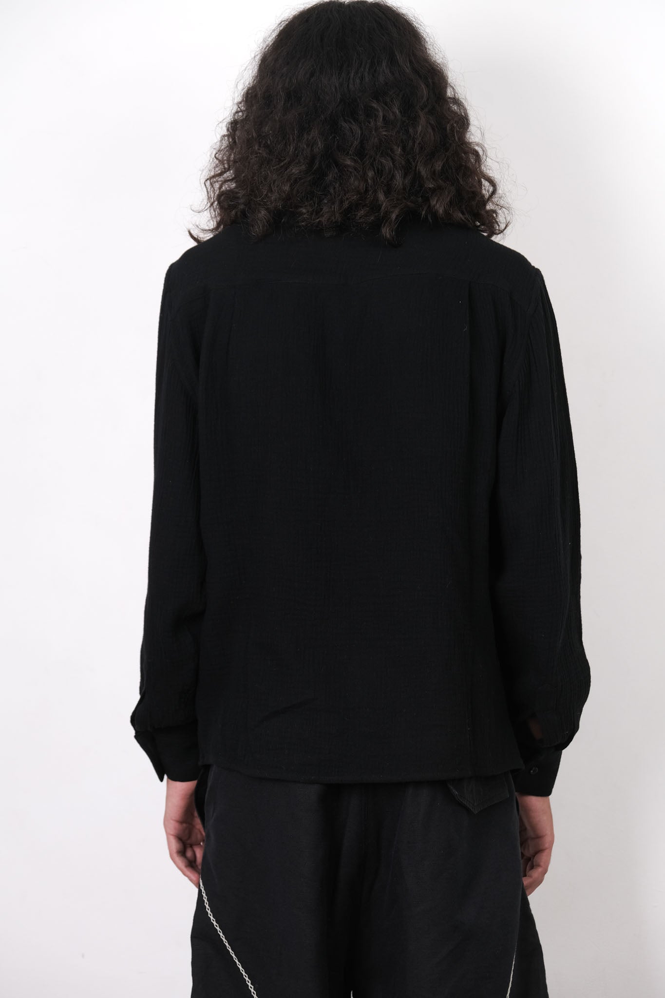CRINKLED COTTON SHIRT
