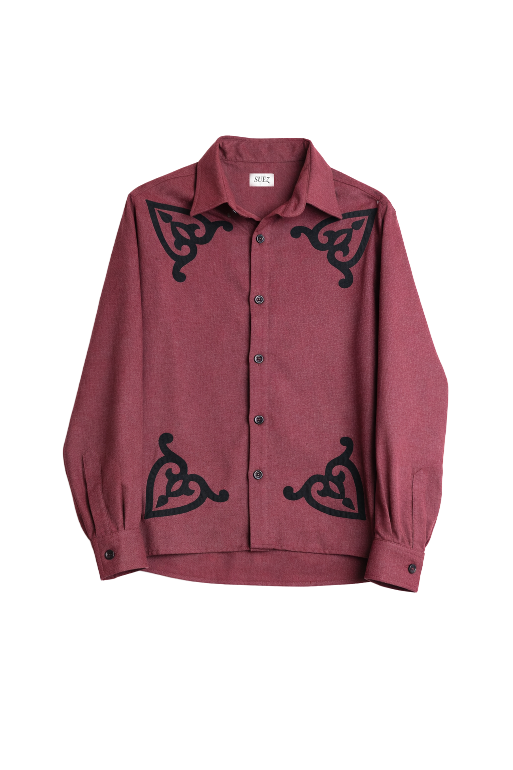 KHAYAMIYA APPLIQUE FLANNEL SHIRT