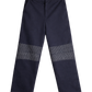 RUNNING STITCH WIDE LEG TROUSERS
